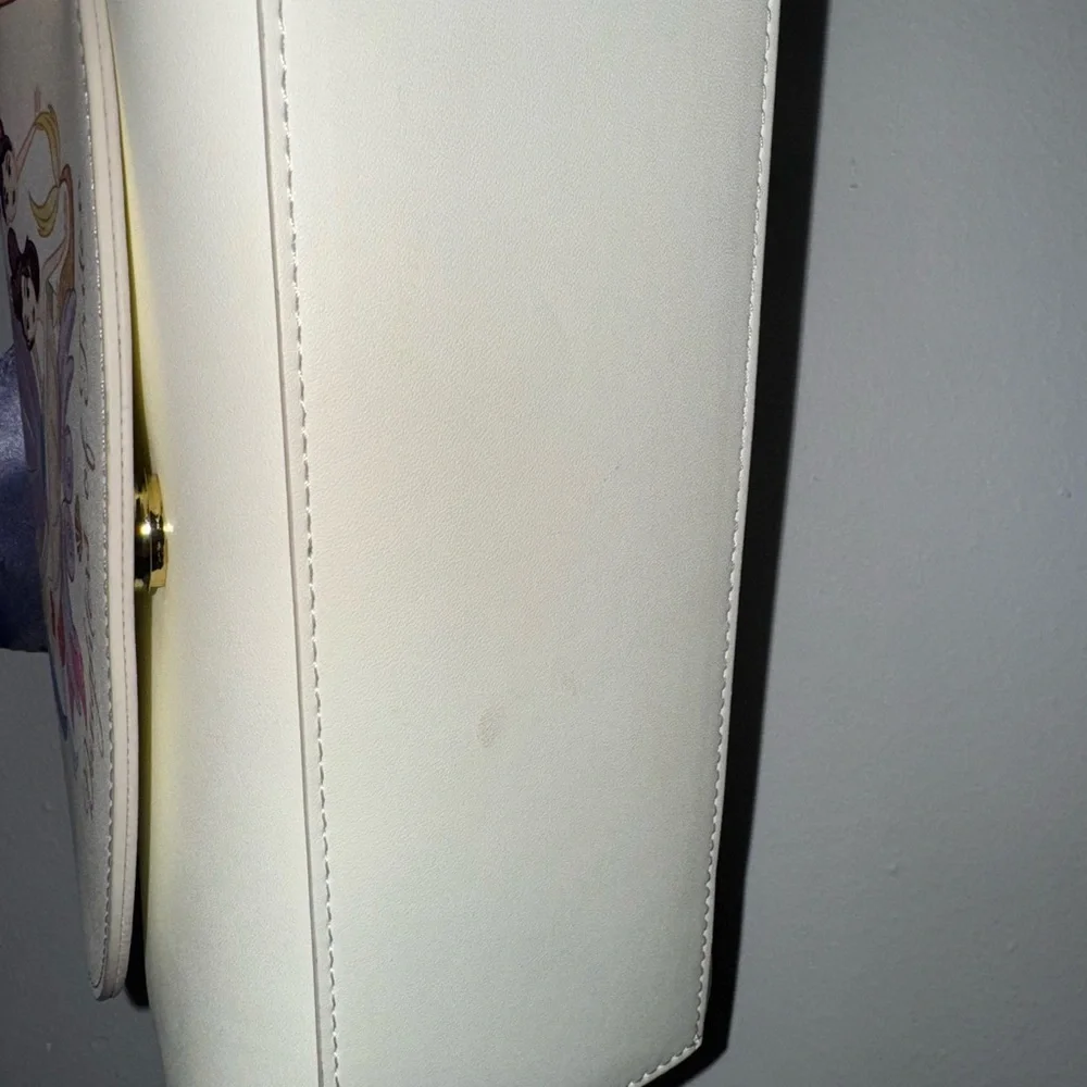 Disney Daughters of Triton White and Purple Women's Crossbody - Picture 4 of 6